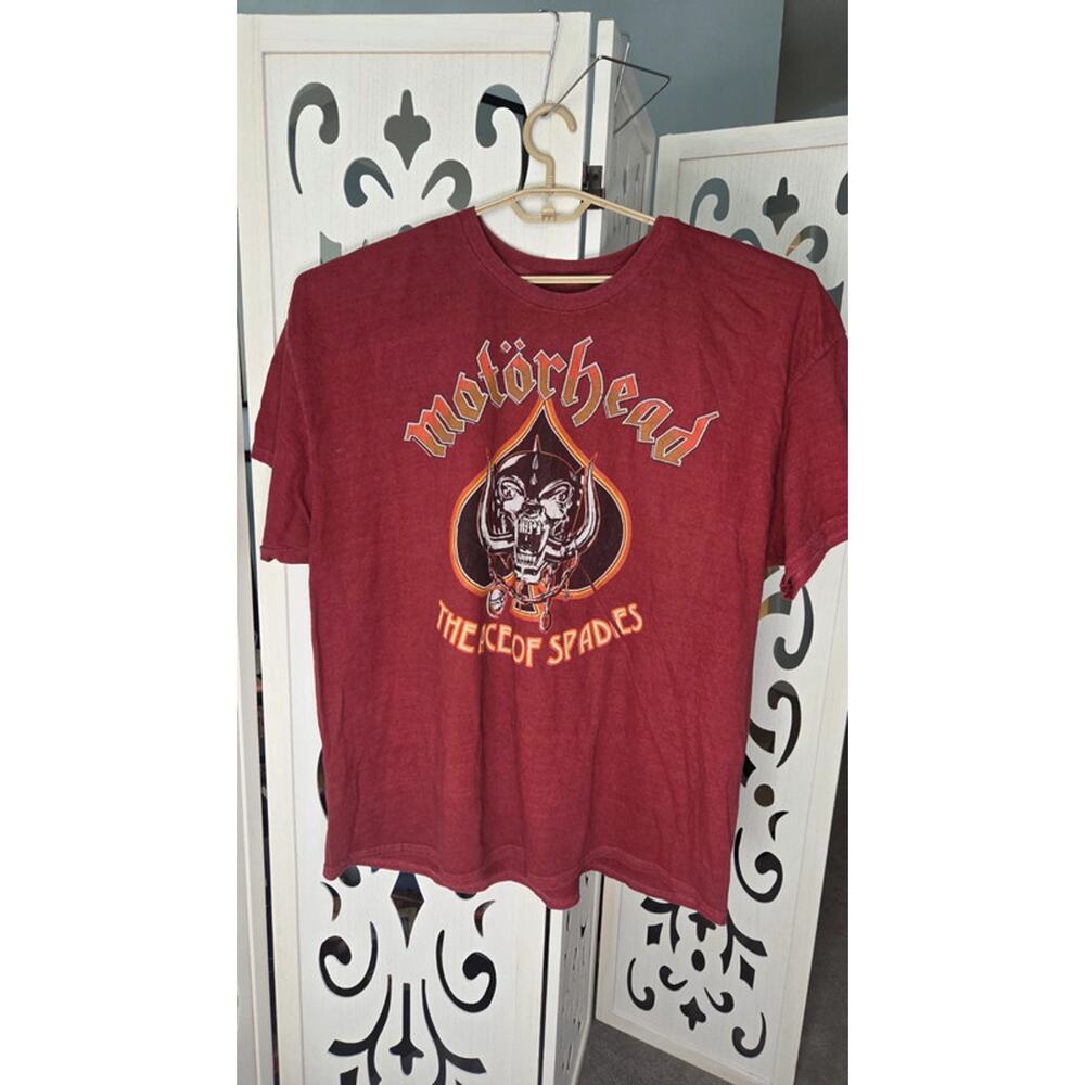 Motorhead Ace of Spades Graphic Tee XXL Distressed Oversized Band Shirt